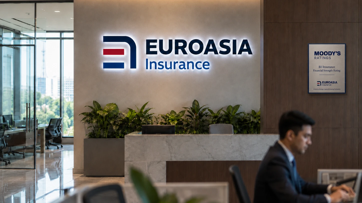 Moody's EUROASIA Insurance reytingini B1 ga ko‘tardi